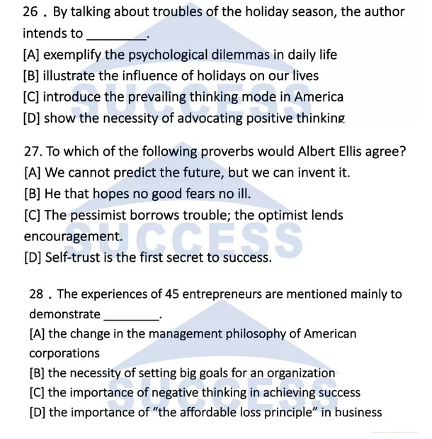 強(qiáng)攻40分—基礎(chǔ)閱讀必做預(yù)測(cè)訓(xùn)練題03